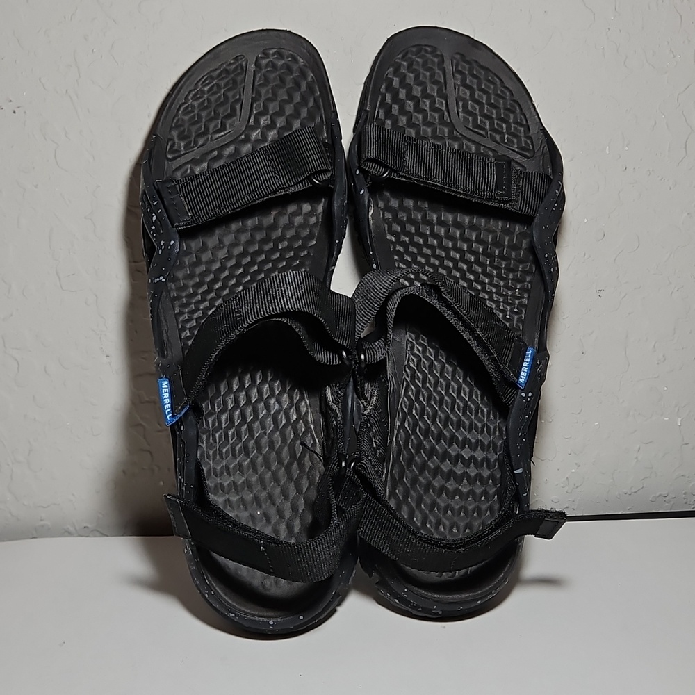 Merrell Mens Hydrotrekker Performance Sport Sandals, Size 10, Black